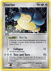 Pokemon EX Fire Red & Leaf Green - Snorlax (Holofoil)
