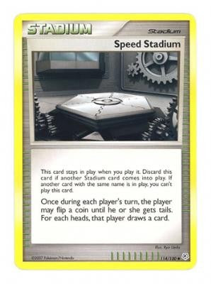 Pokemon Diamond & Pearl Uncommon Card - Speed Stadium 114/130