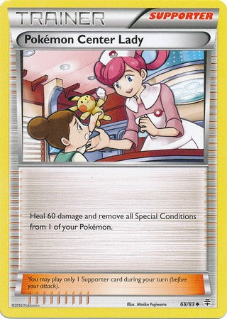 Pokémon Center Lady 68/83 Uncommon - Pokemon Generations Card
