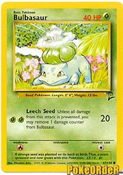 Pokemon Base Set 2 Common Card - Bulbasaur 67/130