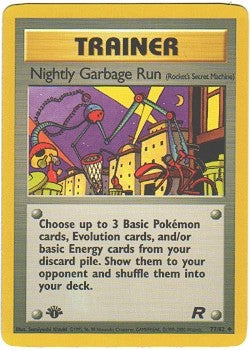Pokemon Team Rocket Uncommon Card - Nightly Garbage Run 77/82