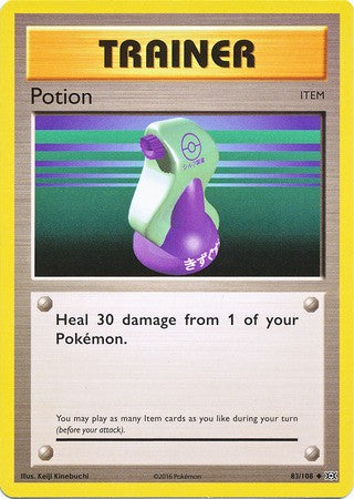 Potion 83/108 Uncommon - Pokemon XY Evolutions Single Card
