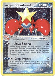 EX Aqua vs Magma - Crawdaunt