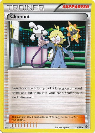 Clemont 59/83 Uncommon - Pokemon Generations Card
