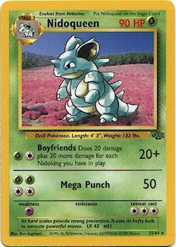 Pokemon Jungle Rare Card - Nidoqueen 23/64