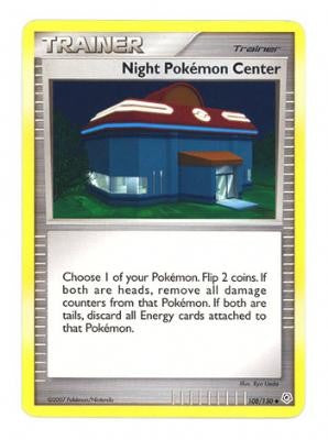 Pokemon Diamond & Pearl Uncommon Card - Night Pokemon Center 108/130