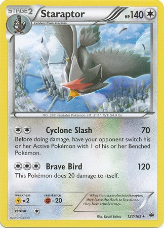 Staraptor 127/162 Rare - Pokemon XY Break Through Card
