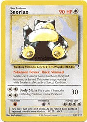 Legendary Collection - Snorlax Card