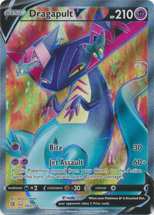 Dragapult V (Full Art) - 183/192 Pokemon » SWSH Rebel Clash Ultra Rare