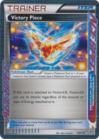 Victory Piece 130/135 - Pokemon Plasma Storm Holo Rare Trainer Card