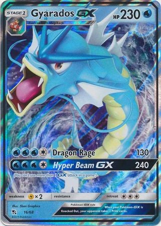 Gyarados GX - 16/68 - Ultra Rare Sun & Moon: Hidden Fates Singles