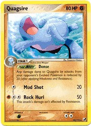 Pokemon EX Unseen Forces Uncommon Card - Quagsire 44/115