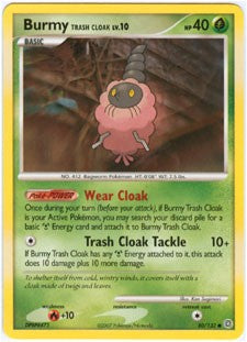 Pokemon Secret Wonders Common Card - Burmy Trash Cloak 80/132