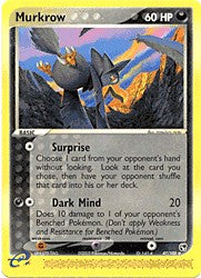 Pokemon Sandstorm Uncommon Card - Murkrow 47/100
