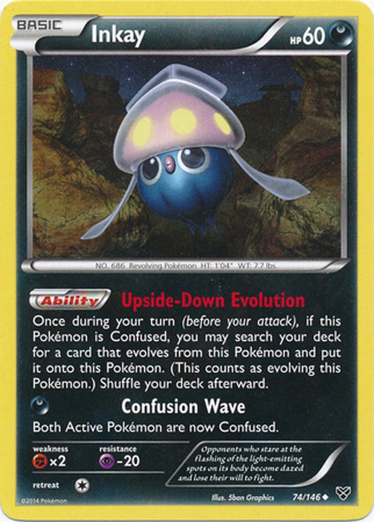 Inkay 74/146 - Pokemon XY Uncommon Card
