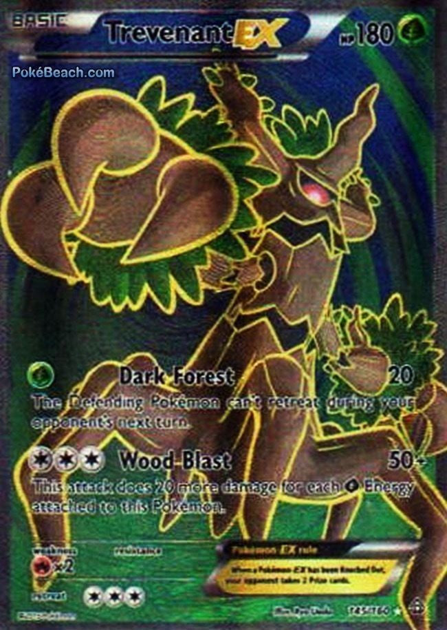 Trevenant EX 145/160 Full Art - XY Primal Clash Single Card