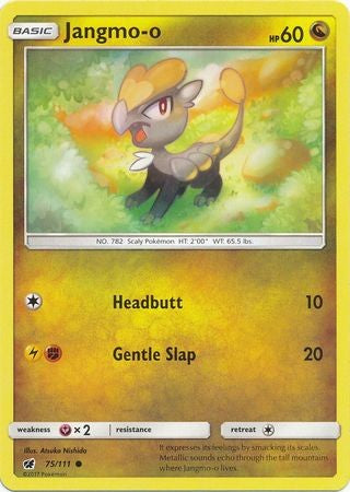 Jangmo-o 75/111 Common - Pokemon Crimson Invasion Card