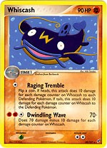 Pokemon EX Deoxys Rare Card - Whiscash 28/107