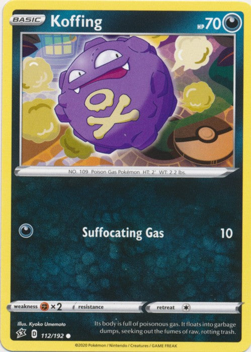 Koffing - 112/192 Pokemon » SWSH Rebel Clash Common