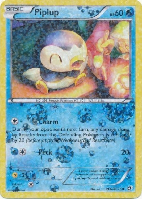 Piplup RC6/RC25 - Pokemon Legendary Treasures Radiant Uncommon Card
