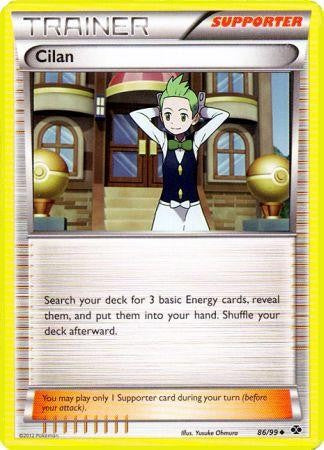Pokemon Next Destinies Reverse Holo Uncommon Card - Cilan 86/99