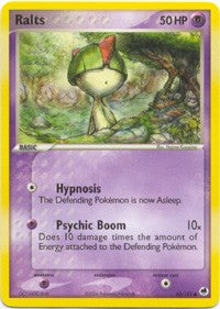 Pokemon EX Dragon Frontiers - Ralts (Psychic) Card