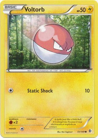 Voltorb 51/149 - Pokemon Boundaries Crossed Common Card