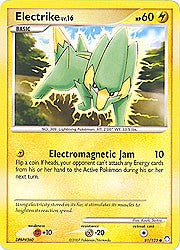 Pokemon Diamond & Pearl Mysterious Treasures- Electrike