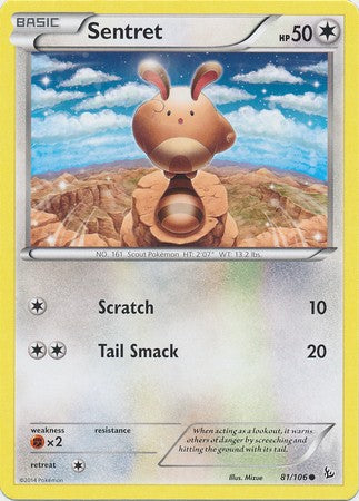 Sentret 81/106 - Pokemon XY Flashfire Common Card