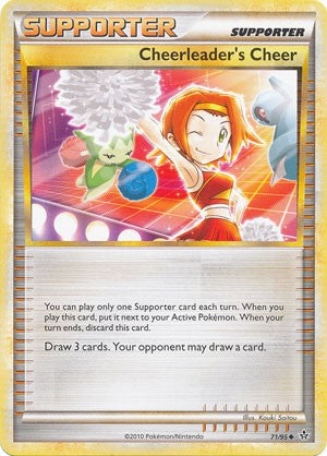 Pokemon Card HS Unleashed Uncommon Cheerleader's Cheer 71/95