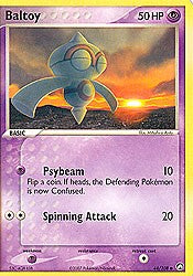 Pokemon EX Power Keepers Common Card - Baltoy 44/108