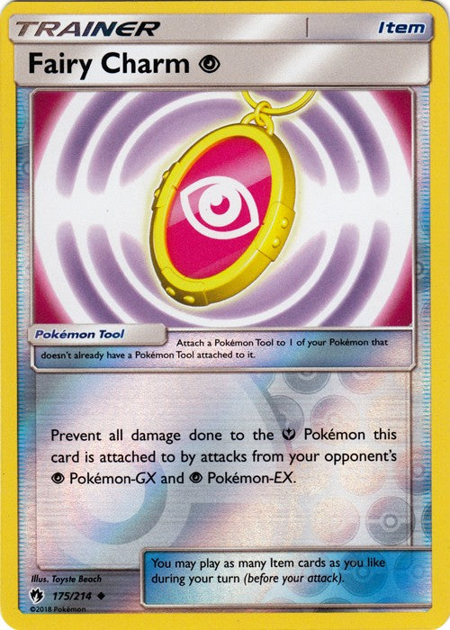 Fairy Charm P - 175/214 (Reverse Foil) Pokemon » SM Lost Thunder Uncommon