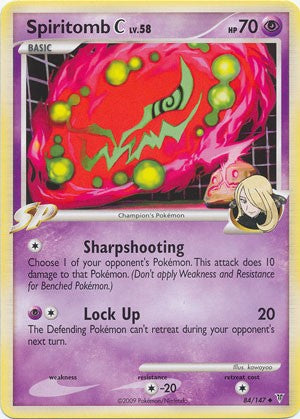Pokemon Supreme Victors Uncommon Card - Spiritomb C 84/147