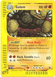 Pokemon Expedition - Golem Holofoil
