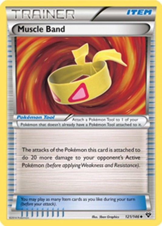Muscle Band 121/146 - Pokemon XY Uncommon Trainer Card