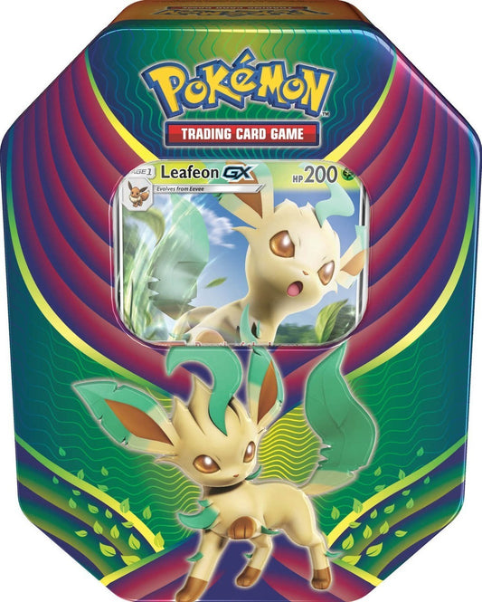 Pokemon Evolution Celebration Leafeon-GX Collector Tin