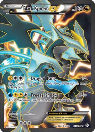 Black Kyurem EX 145/149 - Pokemon Boundaries Crossed Full Art Ultra Rare