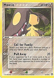 Pokemon EX Power Keepers Rare Card - Mawile 17/108