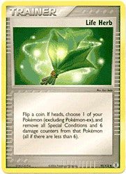 Pokemon EX Fire Red & Leaf Green - Trainer: Life Herb