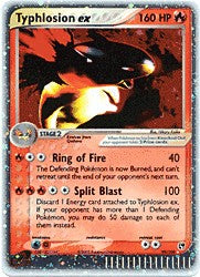 Pokemon Sandstorm Ultra Rare Card - Typhlosion ex 99/100