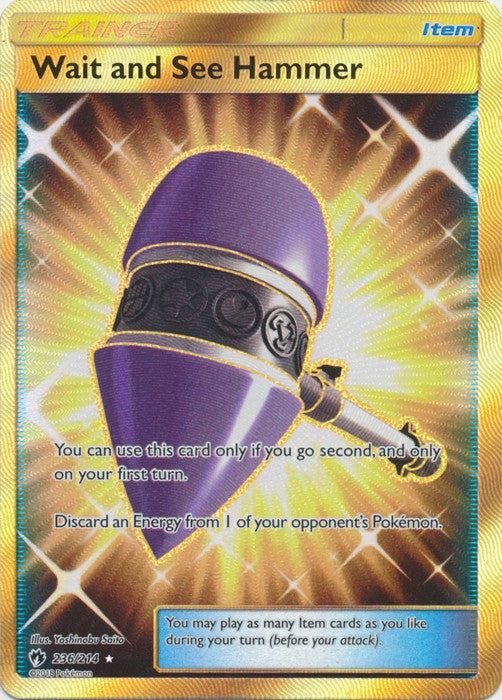 Wait and See Hammer - 236/214 - Sun & Moon: Lost Thunder Secret Rare