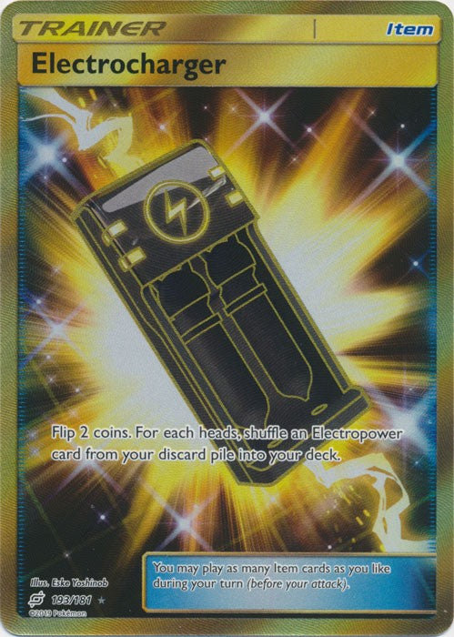 Electrocharger (Secret Rare) - 193/181 Pokemon » SM Team Up Ultra Rare