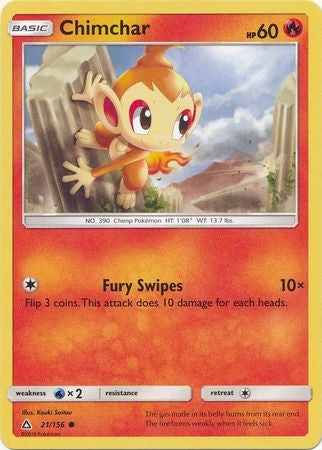 Chimchar 21/156 Common - Pokemon Ultra Prism