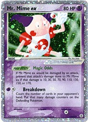 Pokemon EX Fire Red & Leaf Green Ultra Rare Card - Mr. Mime 110/112