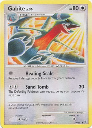 Pokemon Supreme Victors Uncommon Card - Gabite 59/147
