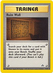 Neo Discovery Trainer - Ruin Wall