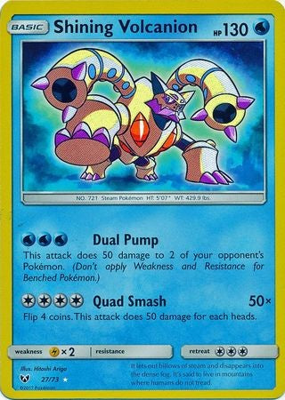 volcanion ex pokemon card price Shining Volcanion - 27/73