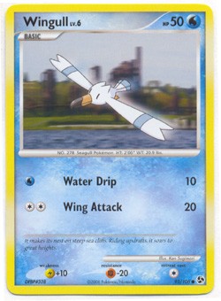 Pokemon Diamond & Pearl Great Encounters - Wingull (Common) Card