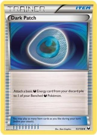 Pokemon Dark Explorers Uncommon Card - Dark Patch 93/108