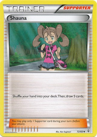 Shauna 72/83 Uncommon - Pokemon Generations Card